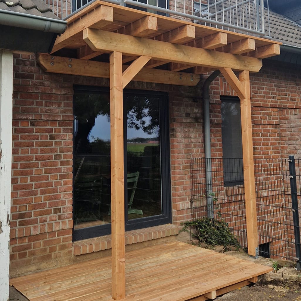 terassenüberdachung holz